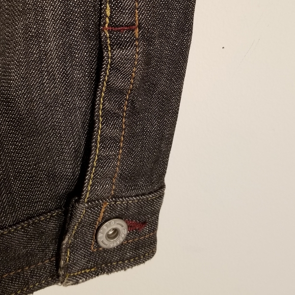 Papaya Cropped frey Denim Jacket - Picture 6 of 7